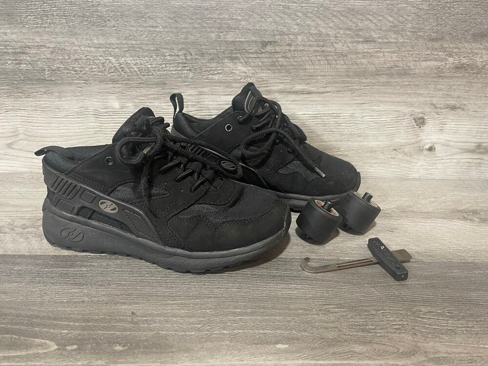 Healy's Kids Force Black Youth Skate Shoes Size 2